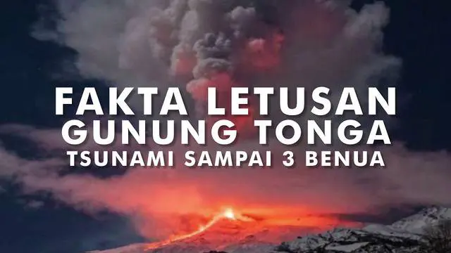 Dunia dikejutkan dengan kabar meletusnya gunung berapi Hunga Tonga-Hunga Ha'apai di kawasan Pasifik.