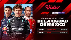 Formula 1 Gran Premio de La Ciudad de México 2026: Qualifying dan Race Utama Digelar Dini Hari di Vidio