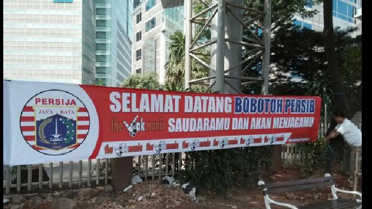 Spanduk Jakmania 