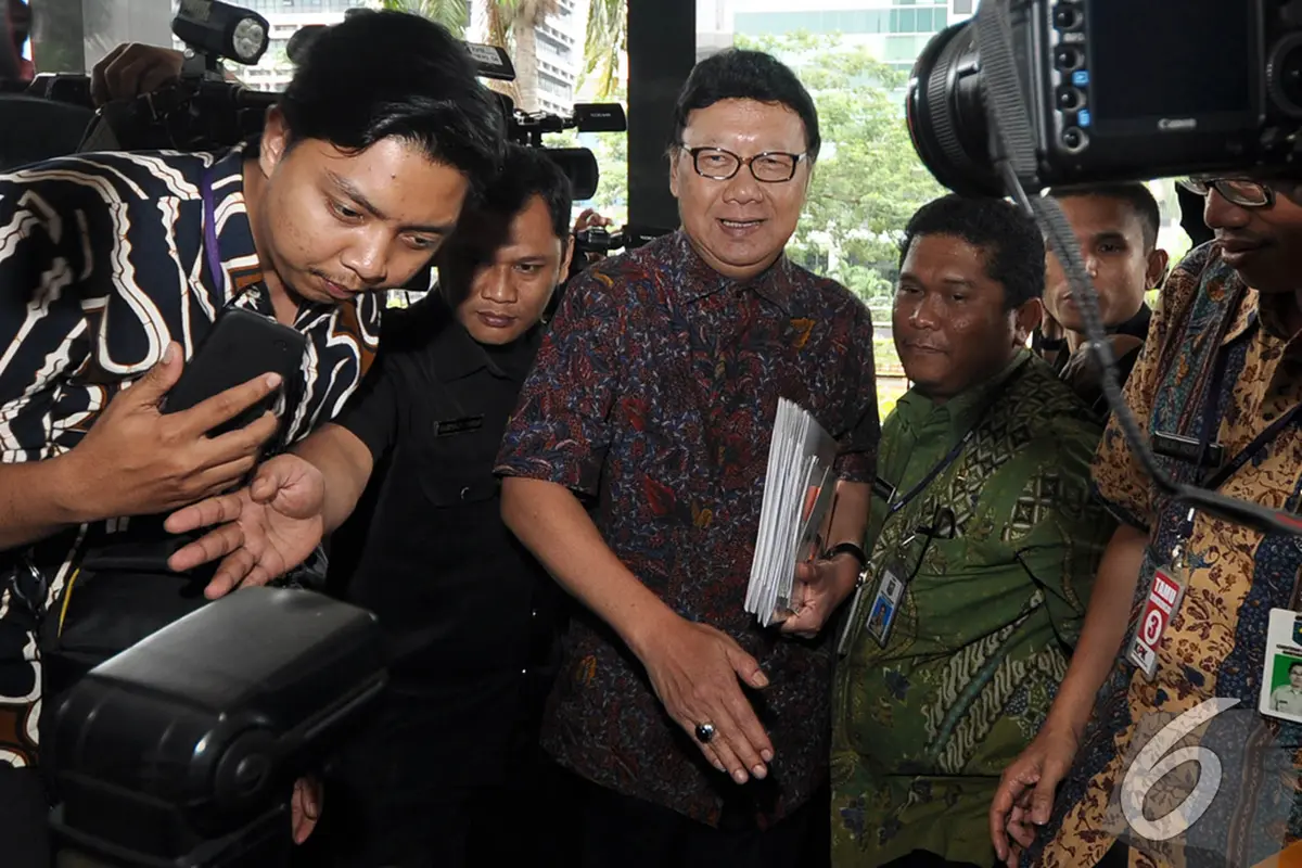 Tjahjo Kumolo Bahas Rekening Gendut dengan KPK