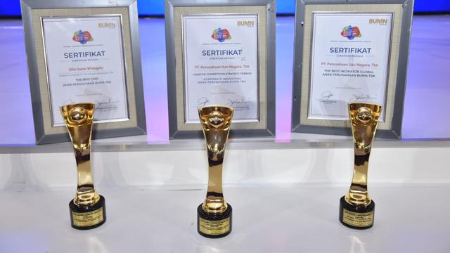 PGN Borong Tiga Penghargaan dari BUMN Branding And Marketing Award 2019