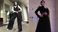 Gaya Kasual Venna Melinda Pakai Baju Bernuansa Hitam, Tampil Modis. (Sumber: Instagram/vennamelindareal)