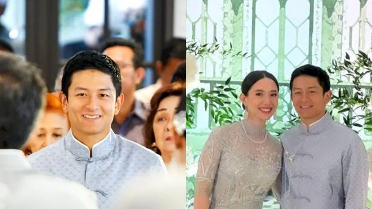 6 Potret Tampilan Gagah Pembalap Rio Haryanto Dibalut Baju Cheongsam saat Lamar Keponakan Sandiaga Uno, Disebut Hari Patah Hati Nasional