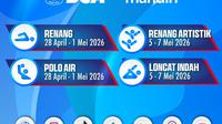 Jadwal Kejurnas Akuatik Indonesia. (Istimewa)