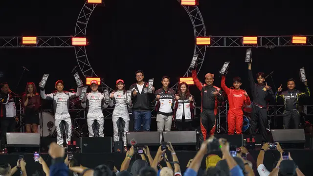 TGRI sapu bersih 6 gelar Juara Nasional Slalom 2025 dengan New Agya GR Sport