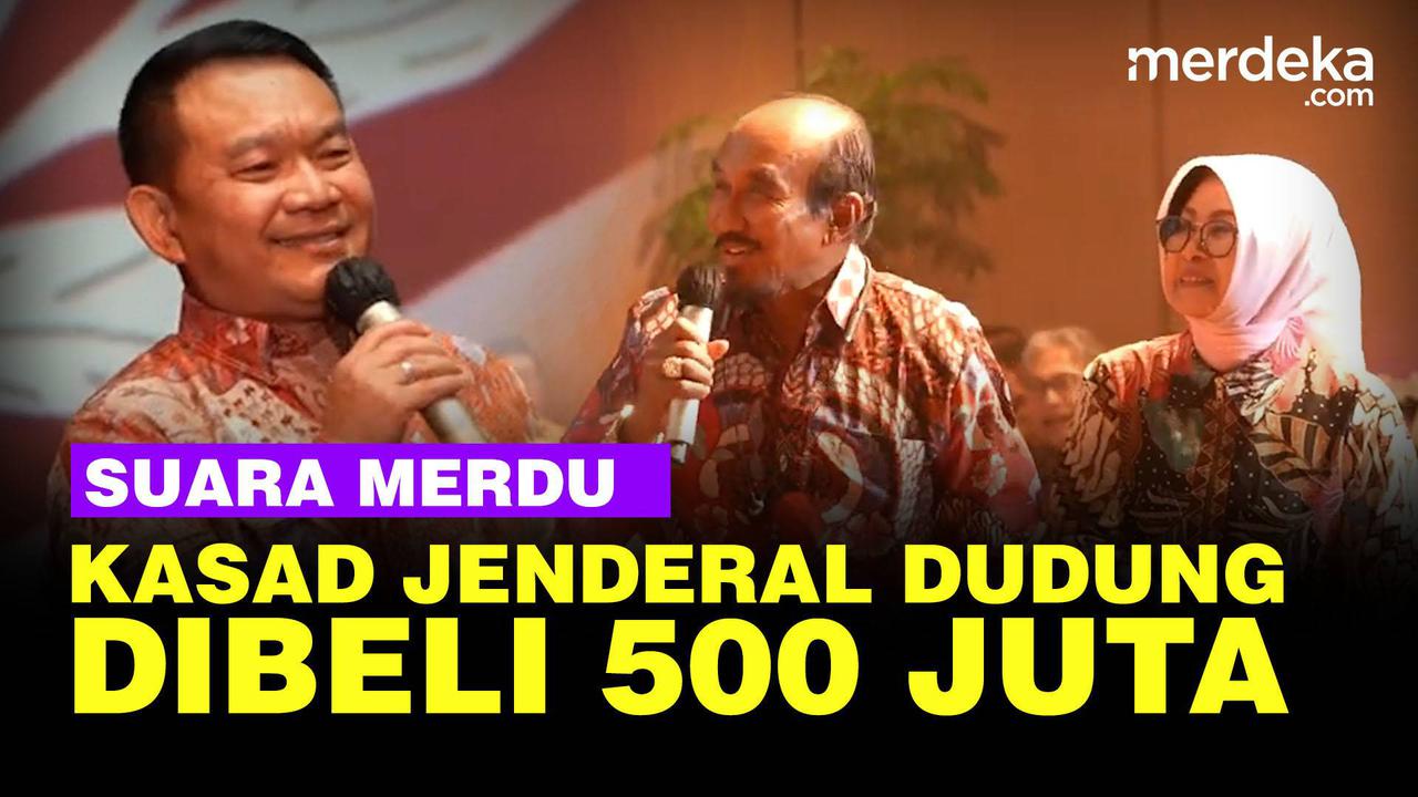 VIDEO: Dibeli Rp500 Juta Suara Merdu Kasad Jenderal TNI Dudung