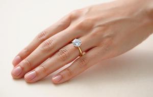 Model Cincin Berlian Emas Kuning