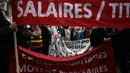 Para guru mogok kerja di seluruh Prancis pada 1 Februari 2024 untuk menuntut kenaikan gaji dan kondisi kerja yang lebih baik. (JEFF PACHOUD/AFP)
