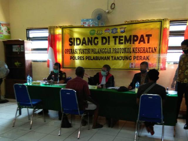 Selama Dua Pekan Denda Protokol Covid 19 Di Lamongan Rp 4 6 Juta Surabaya Liputan6 Com