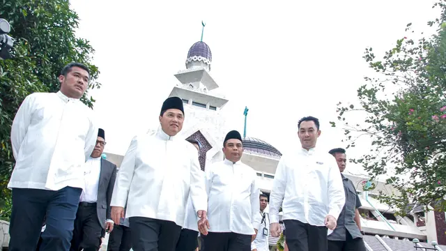 Diskusi dalam acara bertajuk “Sinergi Berwarna, Ciptakan Masjid Berdaya” yang berlangsung di aula Masjid Agung At-Tin, Jakarta Timur, Jumat, 14 Maret 2025.