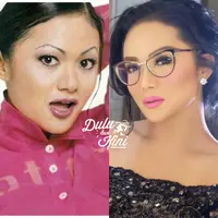 Gaya Krisdayanti dulu dan kini jauh berbeda. (Istimewa, instagram/kd)