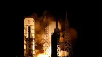 Detik-detik peluncuran roket NASA ke Matahari. (Foto: NASA)