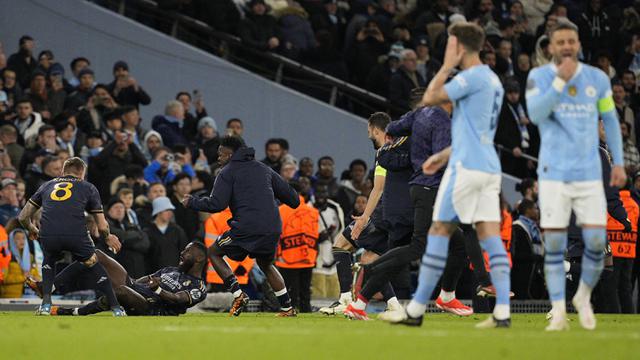 Selebrasi Kemenangan - Manchester City vs Real Madrid: Leg Kedua Perempatfinal Liga Champions 2023/2024