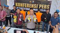 Polrestabes Makassar gagalkan peredaran 3 kilogram sabu (Liputan6.com/Fauzan)
