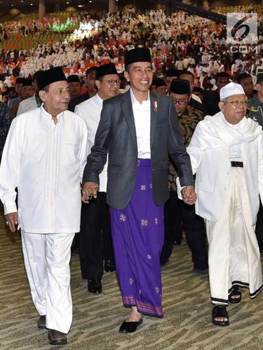 Jokowi Buka Festival Sholawat Nusantara Piala Presiden