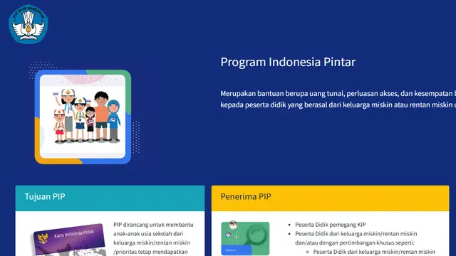 Laman SIPINTAR Program Indonesia Pintar