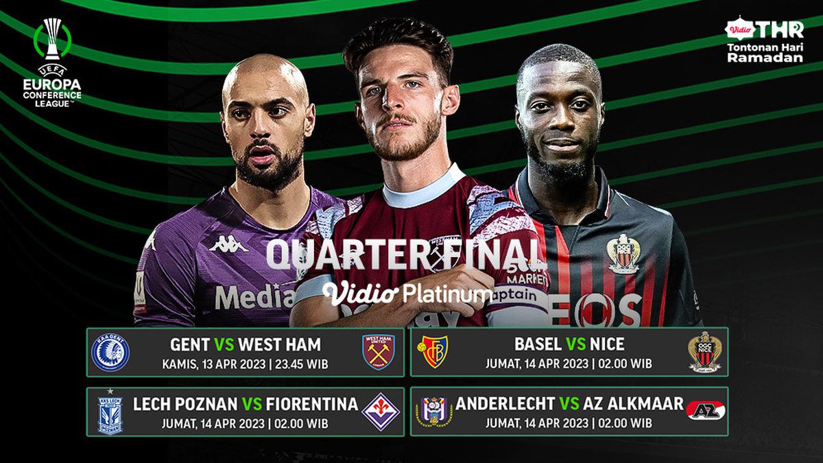 Jadwal Live Streaming UEFA Conference League Babak 8 Besar di Vidio ...