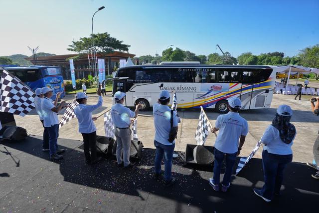 Keberangkatan Pemudik dari Sejumlah Titik