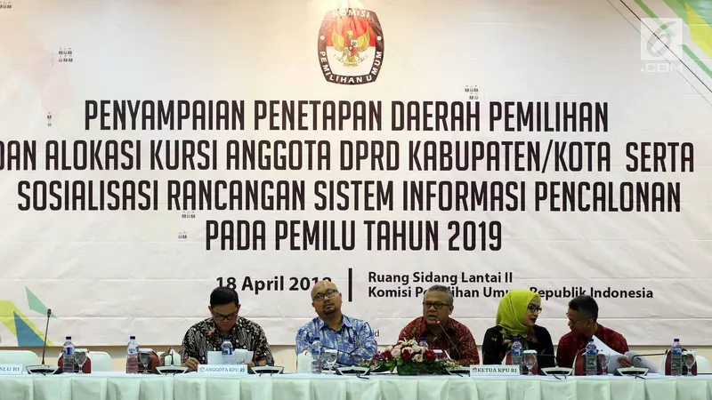 KPU Gelar Sosialisasi Penetapan Dapil dan Alokasi Kursi Pemilu 2019