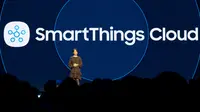 Jaeyon Jung, VP & Head of SmartThings Team, Samsung Mobile saat menjadi Keynote Speaker di Samsung Developer Conference 2018 (SDC18). Kredit: Samsung