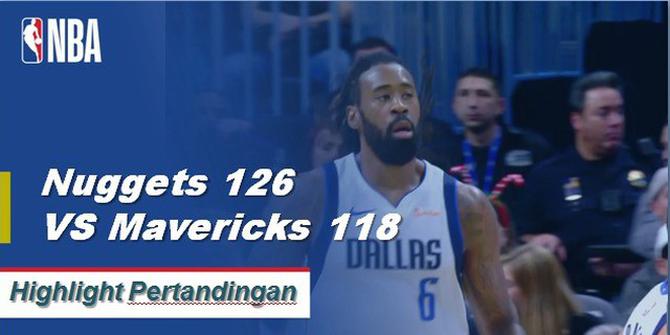 Cuplikan Hasil Pertandingan NBA : Nuggets 126 VS Mavericks 118