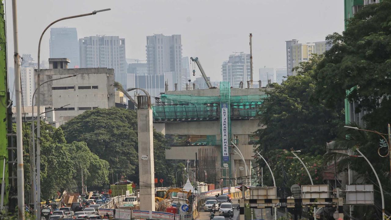 Proyek LRT Jakarta Fase 1B Velodrome–Manggarai
