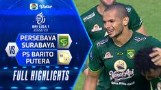 Berita video highlights pertandingan BRI Liga 1 antara Persebaya Surabaya melawan Barito Putera pada laga pekan ke-12 BRI Liga 1, Selasa (6/12/2022) sore WIB.