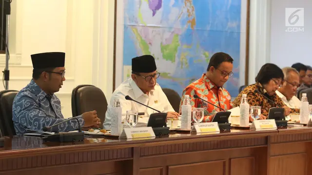 Jokowi Pimpin Ratas Transportasi Jabodetabek