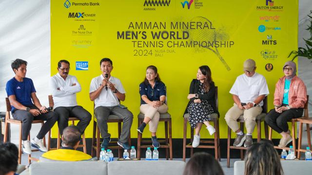 Konferensi Pers Amman Mineral Men's World Men's Tennis Championship 2024