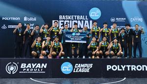 Tim basket putra Universitas Mulawarman sukses menjadi juara Campus League 2026 – Basketball Regional Samarinda Season 1. (Bola.com/Campus League)