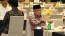 Ketum PBNU Said Aqil Siradj menghadiri buka puasa bersama di kediaman Ketua DPD RI Oesman Sapta Odang (OSO), Kuningan, Jakarta, Kamis (31/5). Buka Puasa tersebut dihadiri sejumlah Tokoh Politik Dan Pimpinan DPD. (Liputan6.com/Johan Tallo)