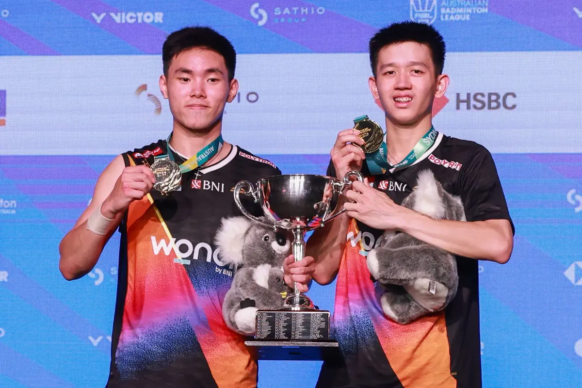 Raymond Indra/Nikolaus Joaquin - Australian Open 2025 - Bulu Tangkis