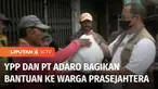 Pemulung, tukang becak, penjaga rel kereta, serta warga prasejahtera lainnya di Depok, Jawa Barat, menerima paket sembako dari YPP SCTV-Indosiar bersama PT Adaro Energy Indonesia Tbk. Bagi para penerima paket sembako yang dibagikan, dirasa sangat mem...