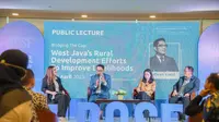 Gubernur Jawa Barat Ridwan Kamil memberikan kuliah umum di Multipurpose Hall, Sampoerna University, Jakarta Selatan, Rabu (12/4/2023). (Ist)