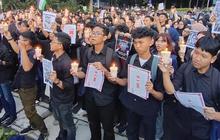 Aksi Damai, Mahasiswa IPB Serahkan Rapor Merah buat DPR dan Pemerintah