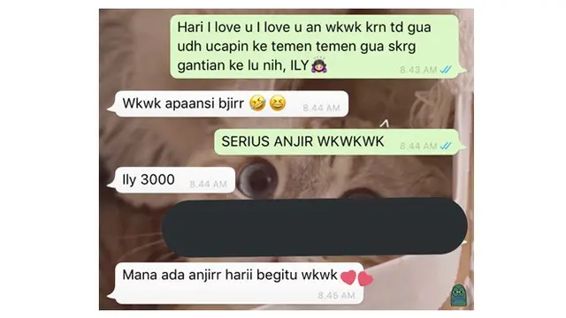 6 Chat Happy National I Love You Day dari Pacar Ini Bikin Baper