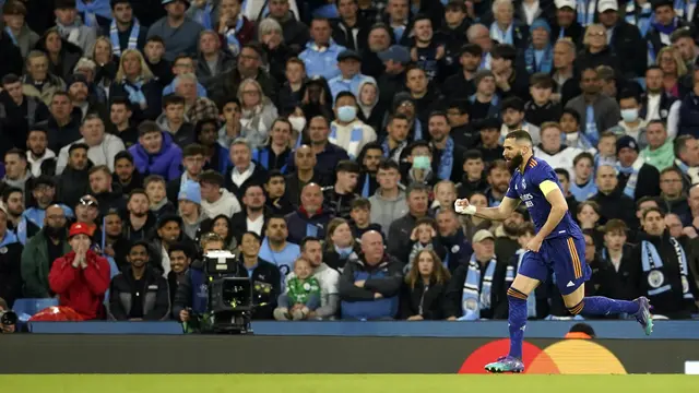Drama Tujuh Gol Warnai Kemenangan City Atas Madrid