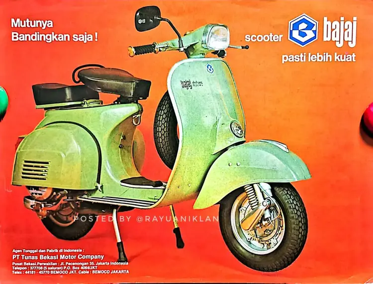 11 Potret Iklan Brosur Motor Zaman Dulu yang Bikin Nostalgia, Ada yang