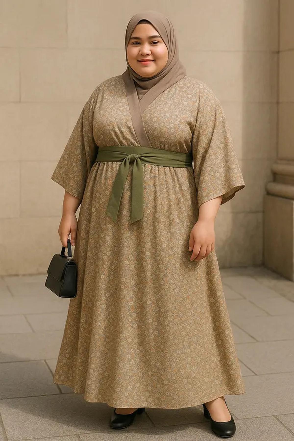 5 Model Gamis Simple tapi Mewah untuk Orang Gemuk, Cocok untuk Acara Formal dan Santai di 2025