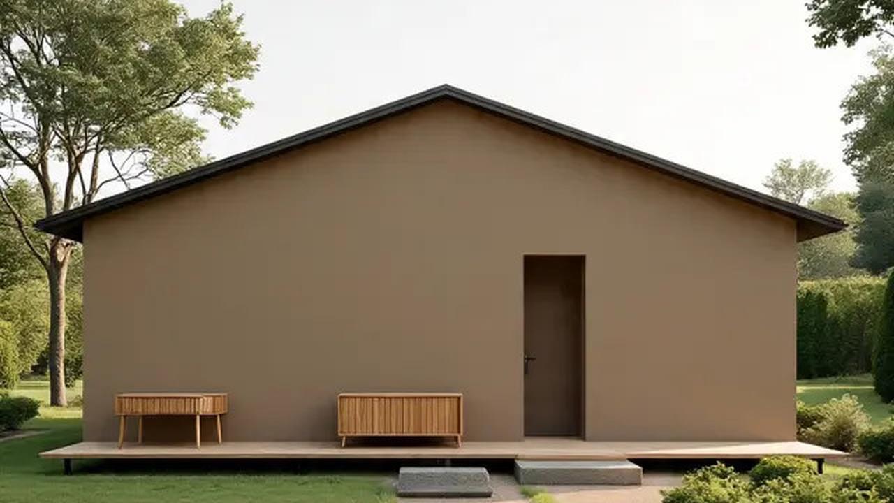 7 Desain Rumah Sederhana Warna Coklat Muda 6 x 12 Meter, Pilihan Tepat untuk Hunian Hangat