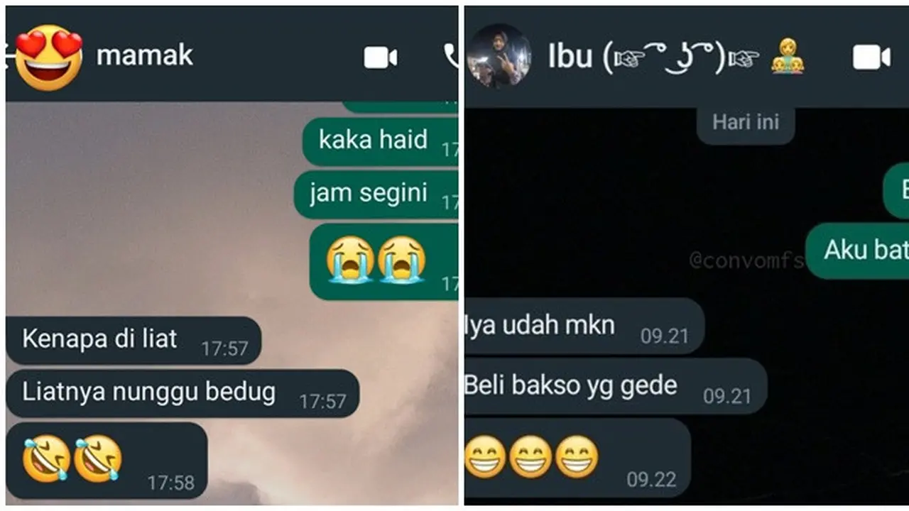 6 Balasan Chat Ibu saat Anak Lapor Haid di Tengah Jalani Puasa Ini Bikin Senyum