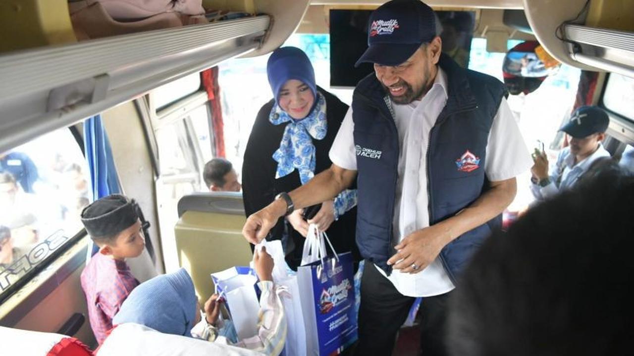 Ribuan Warga Manfaatkan Program Mudik Gratis Aceh Sambut Idul Fitri 1447 H