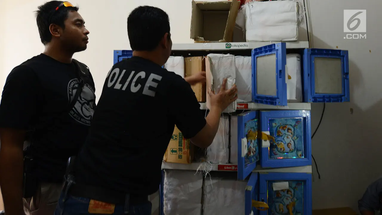 Polisi Bongkar Gudang Narkoba di Apartemen Puri Park View Kembangan