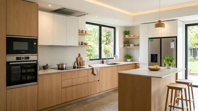 Desain Dapur Minimalis Hemat Energi/AI Generated