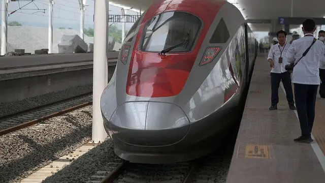 PT Kereta Cepat Indonesia China memastikan bahwa Kereta Cepat Jakarta Bandung (KCJB) siap tampil dalam gelaran G20 Showcase pada 16 November 2022. (Dok KCIC)