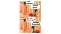 Meme Kocak ‘Mau Ke Mana’ Ini Bikin Ketawa Lepas (sumber:Liputan6.com)