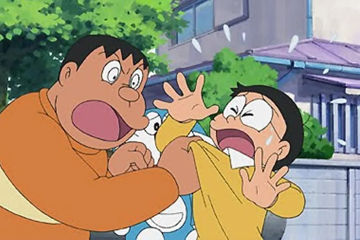 [Bintang] 5 Kejahilan Giant yang Bikin Nobita Merengek pada Doraemon