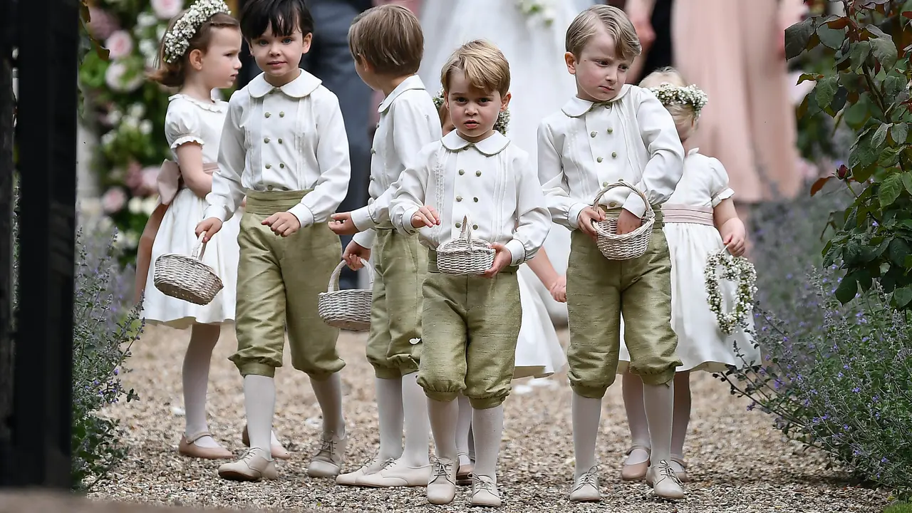 20170520-Pangeran George dan Putri Charlotte di Pernikahan Pippa Middleton-AP