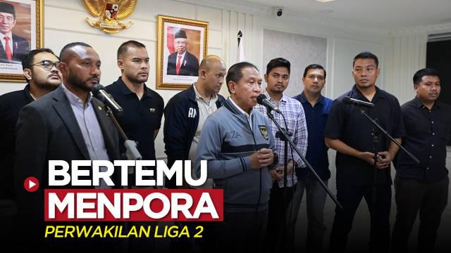 Berita video sejumlah perwakilan Liga 2 dan APPI bertemu dengan Menpora RI, Zainudin Amali, pada Senin (30/1/2023).