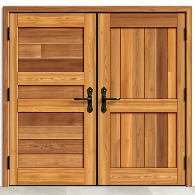 Desain Pintu Rumah 2 Pintu Besar Kecil